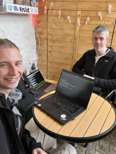 Me getting my key signed IRL